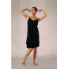 GR18G - Robe noire fines paillettes