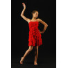 GR18H - Robe rouge mousseline