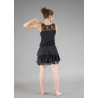 GR18O - Robe de soirée taille basse avec dentelles
