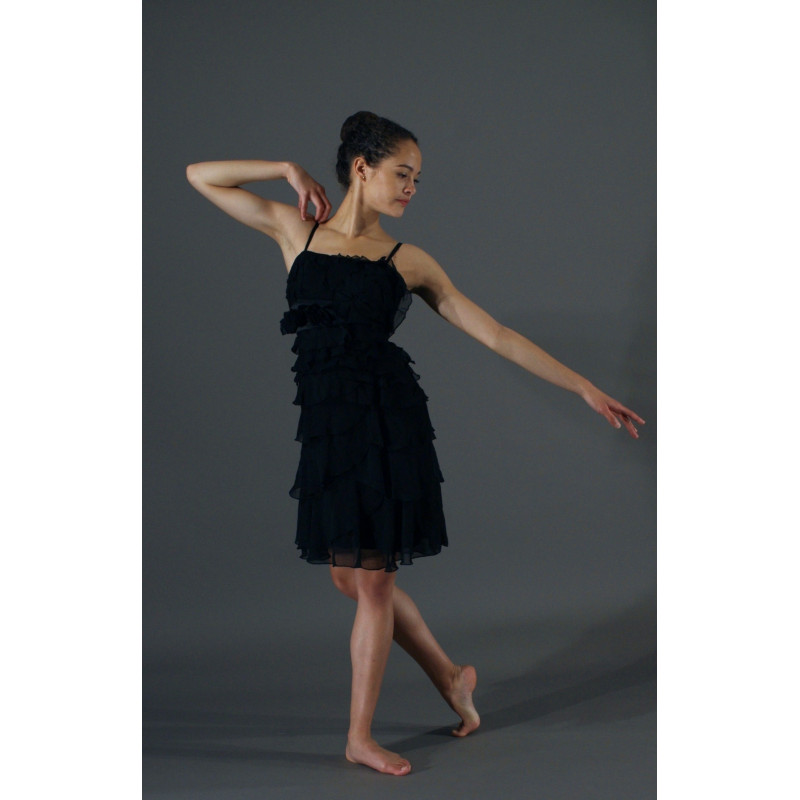GR18P - Robe de soirée noire GR18P - Robe de soirée noire