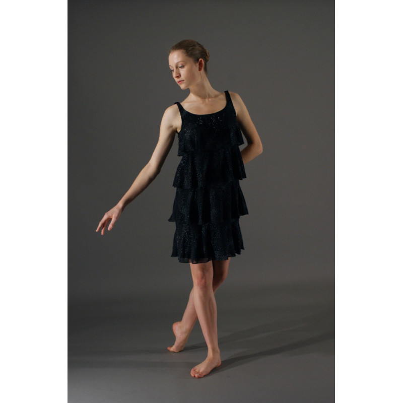 GR18T - Robe de soirée 4 volants superposés GR18T - Robe de soirée 4 volants superposés