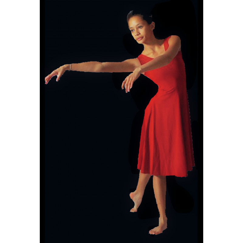 GR10 - Robe rouge mi longue GR10 - Robe rouge mi longue