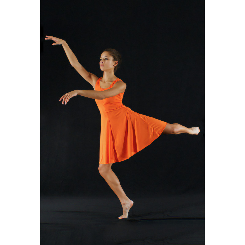 GR5E - Robe orange 4 pans en pitch GR5E - Robe orange 4 pans en pitch