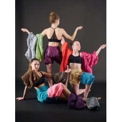 GPC7 - Short bouffant en taffetas