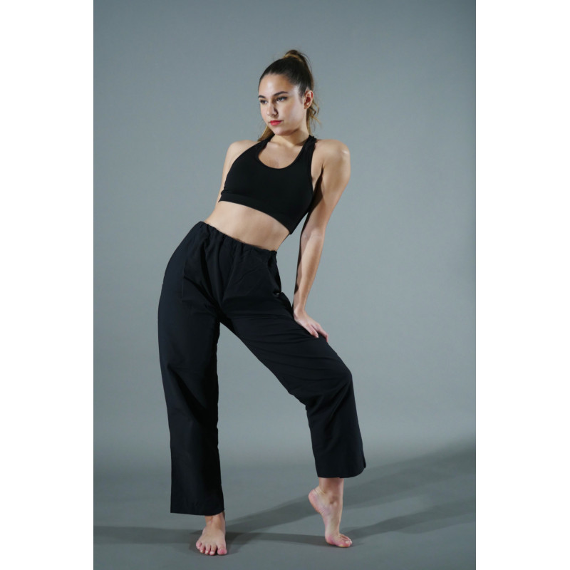 GP4BIS - Pantalon épais noir taille élastique GP4BIS - Pantalon épais noir taille élastique