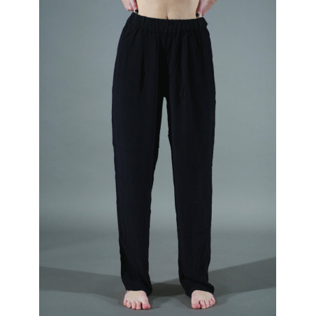 GP4 - Pantalon noir Charlot avec élastique