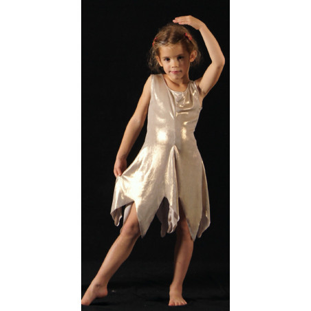 PR21A - Robe dorée découpée