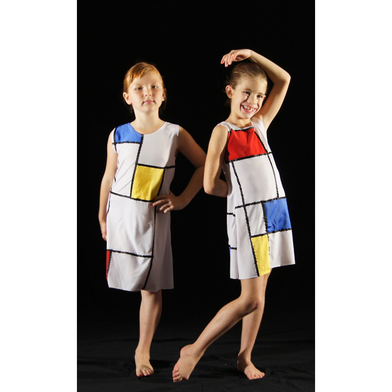 MR37A - Robe type Mondrian couleurs MR37A - Robe type Mondrian couleurs