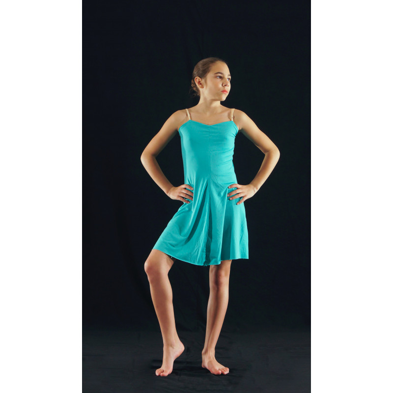 MR40C - Robe bustier Aqua avec shorty MR40C - Robe bustier Aqua avec shorty