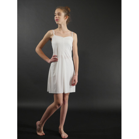 MR40E - Robe bustier écru