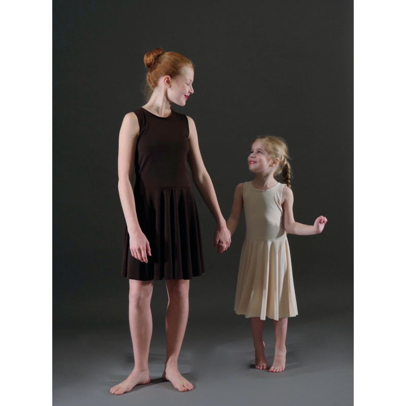 MR43C - Robe cercle chocolat MR43C - Robe cercle chocolat