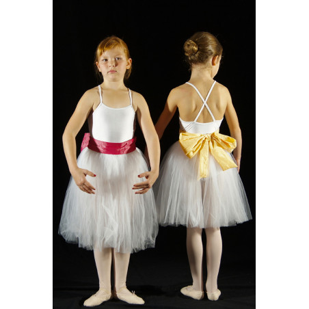 MTL8 - Jupe de tutu Degas 2 tulles avec nœuds