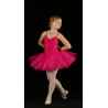 MTC12 - Tutu court rose fuschia 4 tulles