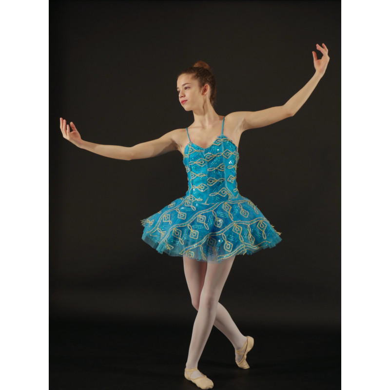 MTC2 - Tutu 1/2 plateau bleu avec habillage MTC2 - Tutu 1/2 plateau bleu avec habillage