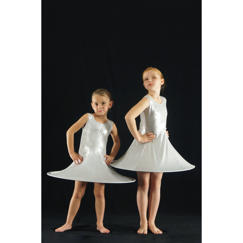 PR18B - Robe lune gris perlé PR18B - Robe lune gris perlé