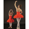 MTC4B - Tutu court rouge tulle raide
