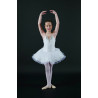 MTC20 - Tutu 1/2 plateau habillé blanc pailleté