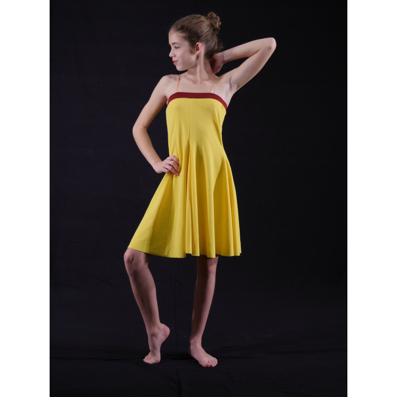 MRC10 - Robe jaune Afrique MRC10 - Robe jaune Afrique