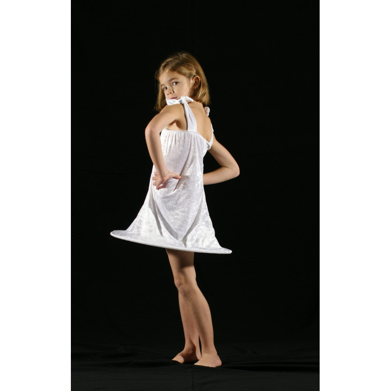 PR17E - Robe bulle de savon blanche PR17E - Robe bulle de savon blanche