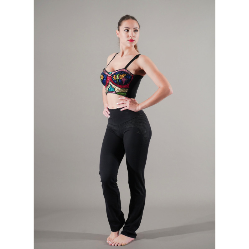 GH40B - Bustier court à paillettes GH40B - Bustier court à paillettes