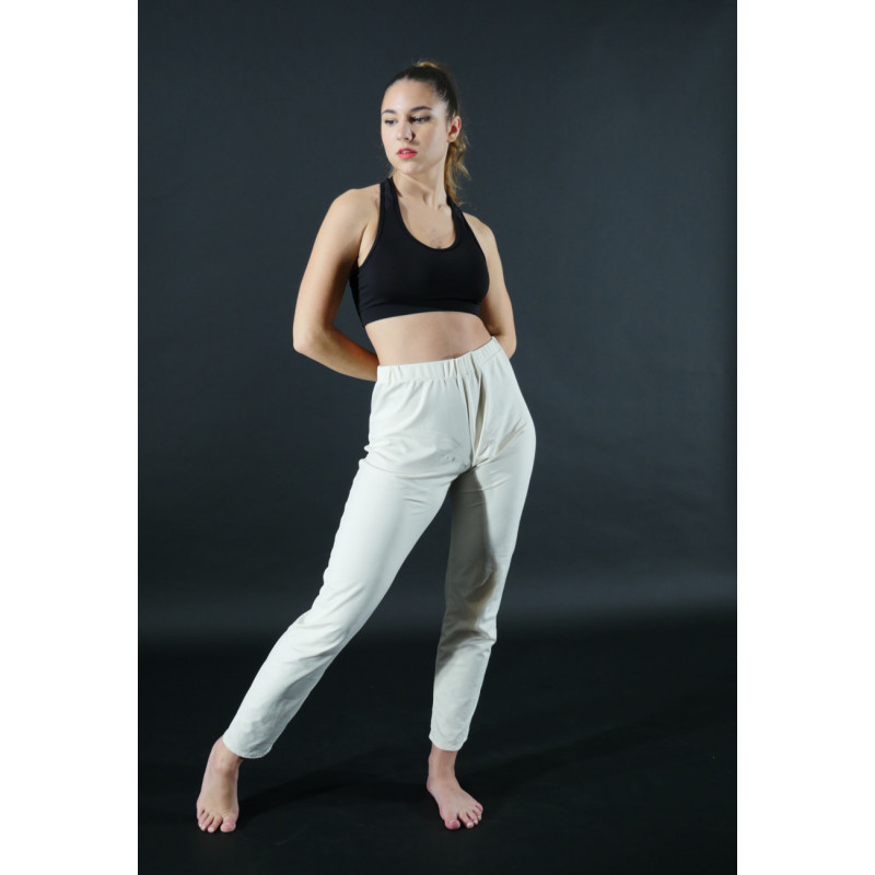 GP16B - Pantalon droit de couleur écru GP16B - Pantalon droit de couleur écru