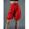 GPC7G - Short homme rouge en taffetas