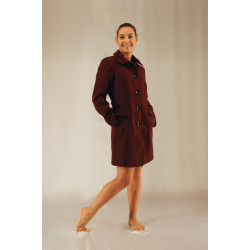 GV22 - Manteau couleur Aubergine