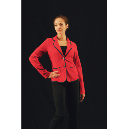 GV24 - Veste rouge avec liseré bleu