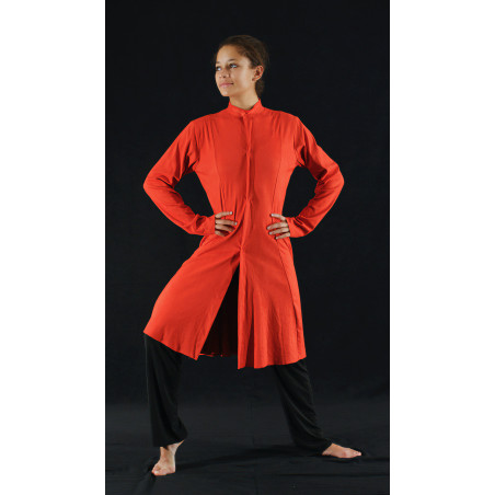 GV2A - Redingote courte rouge