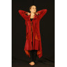 GV13 - Manteau velours rouge orange