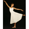 GRL24BIS - Robe longue lycra écru sans manches
