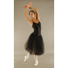 GTL10 - Ensemble tutu long noir avec justaucorps