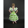 PR15 - Robe flamenco verte