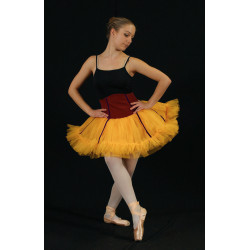 GTC2 - Jupe de tutu jaune Tournesol