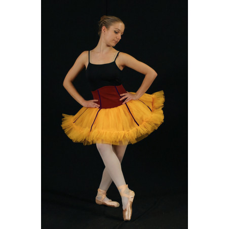 GTC2 - Jupe de tutu jaune Tournesol