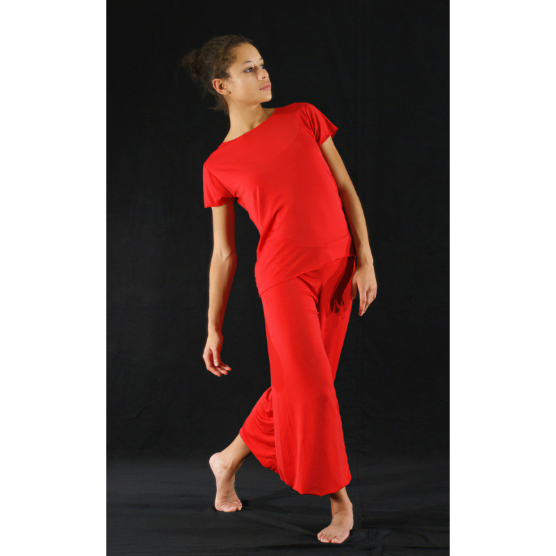 GEP2 - Ensemble sarouel et tee-shirt rouge