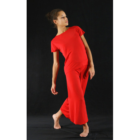 GEP2 - Ensemble sarouel et tee-shirt rouge
