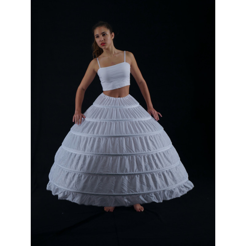GJL16 - Jupon crinoline blanc GJL16 - Jupon crinoline blanc