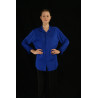 GH36C - Chemise homme bleu royal en lycra cristal