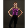 GH3A - Haut habillé violet brillant