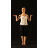 GH20B - Haut en dentelle blanche