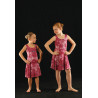 PR11 - Robe princesse rose fushia marbré