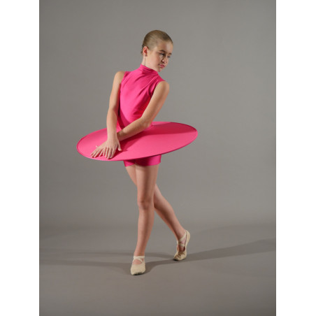 MEJ18 - Ensemble jupe assiette fushia