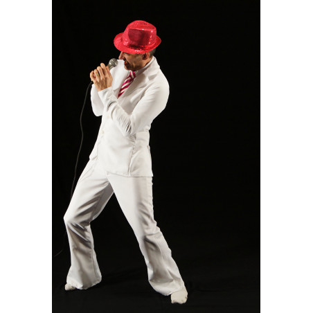 GEP31 - Costume homme blanc présentateur