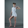 GC16 - Combishort blanc en lycra