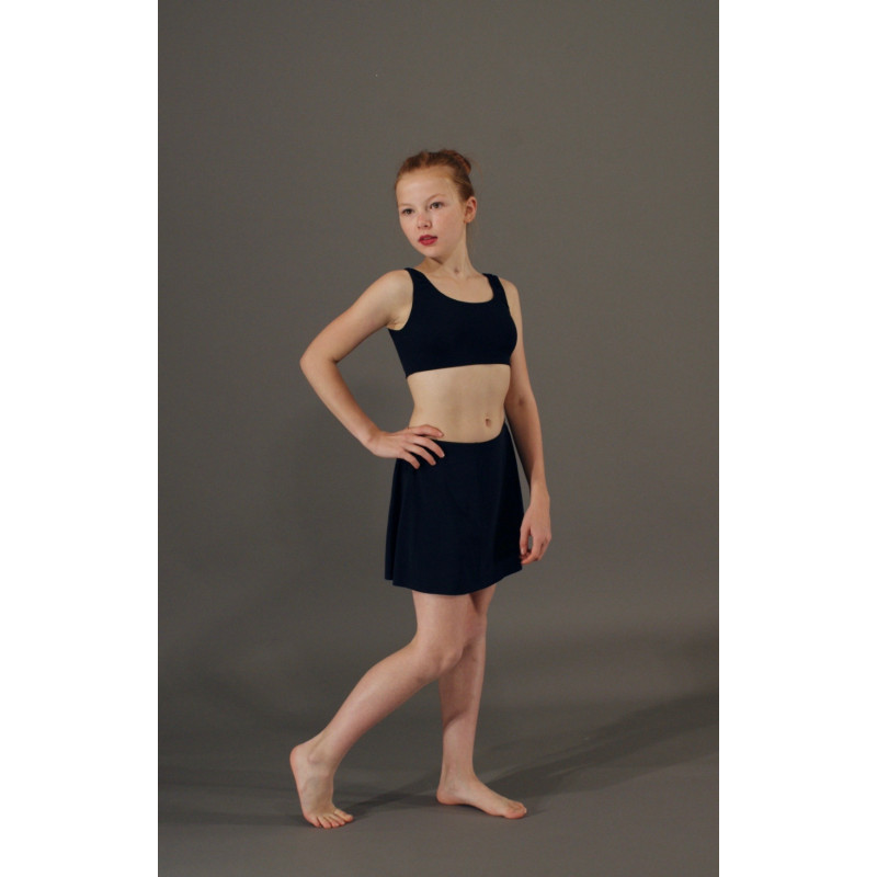 ME2D - Ensemble jupe avec brassière noire ME2D - Ensemble jupe avec brassière noire