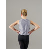 MV1G - Gilet homme gris en satin