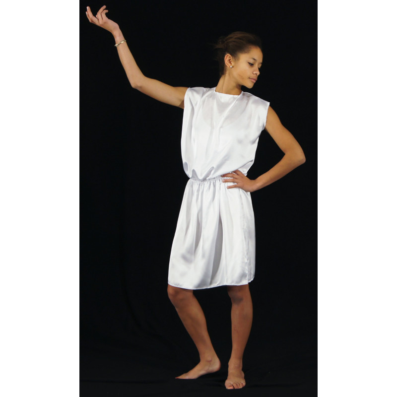 MR33 - Robe blanche cupidon MR33 - Robe blanche cupidon