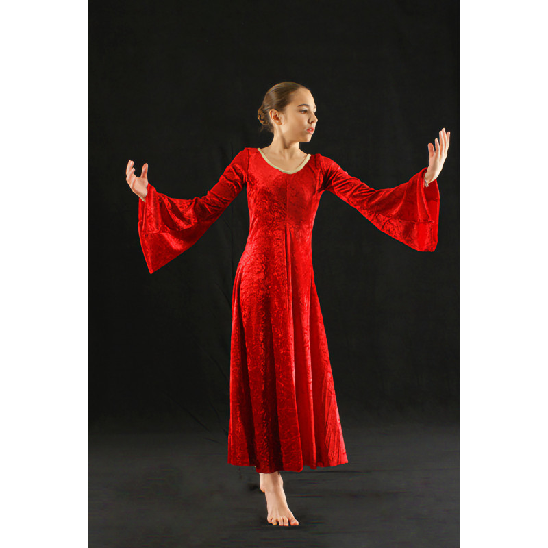 MRL5 - Robe Moyen-Age rouge MRL5 - Robe Moyen-Age rouge