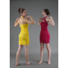 MRC15 - Robe moulante assortiment de couleurs